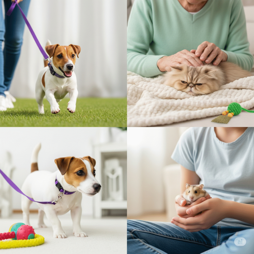 Simple Pet Care Routine at Home